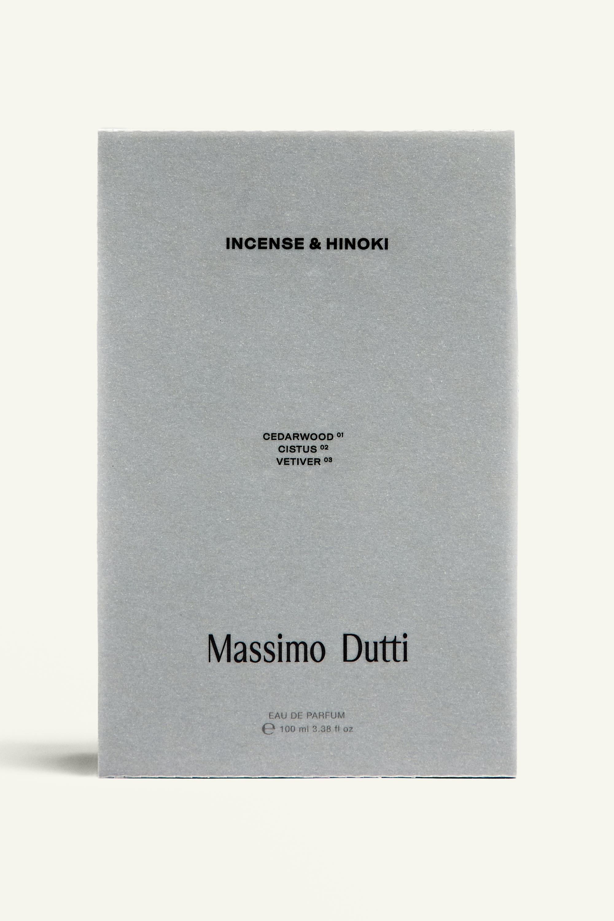 (100 ML) MASSIMO DUTTI INCENSE & HINOKI EAU DE PARFUM